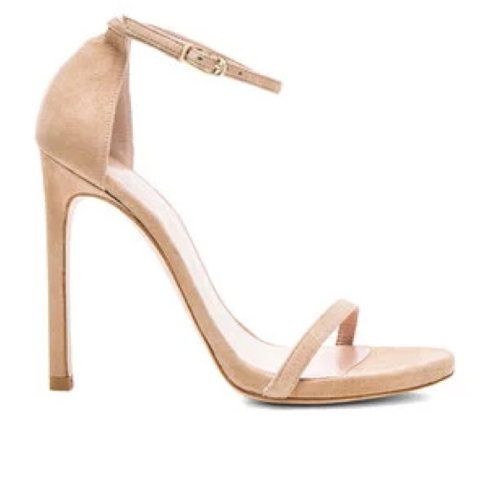 Stuart Weitzman Tan Suede Heels